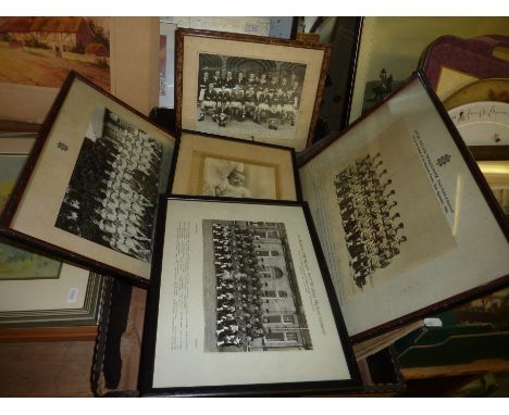 3 framed photographs of the First BN. The Black Watch (Royal Highland Regiment) Army Interunit Athletic Champions 1958, Visit