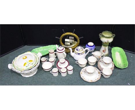 Queens Marone Solian ware tea service, together with assorted ceramics (qty) 