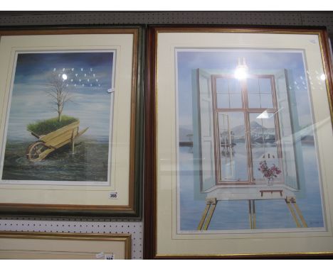 Neil Simone, 'Open to Interpretation', limited edition colour print of 600, 60.5 x 45.8cm, signed lower right, another field 