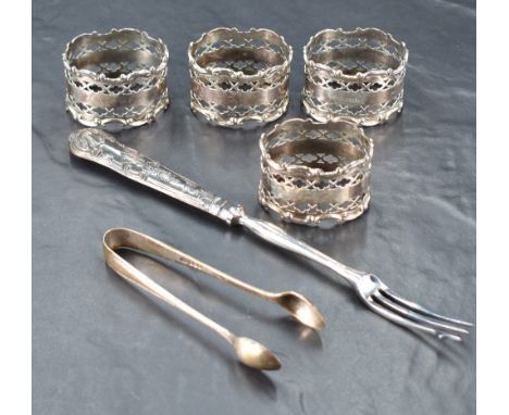 Lot - A GROUP OF SEVENTEEN PIECES OF WHITING MANUFACTURING CO. STERLING  SILVER FLATWARE IN THE LOUIS XV PATTERN, NEW YORK, NEW YORK, DESIGNED  1891