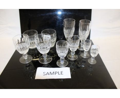 Irish Waterford Crystal CASTLETOWN White Wine Glasses Set of 8