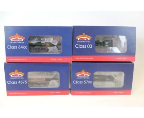 Railway Bachmann 00 gauge Class 57XX 8732 BR Black, Class 03 Diesel Shunter D2388 31-361, Class 64XX Pannier Tank 31-637 Clas