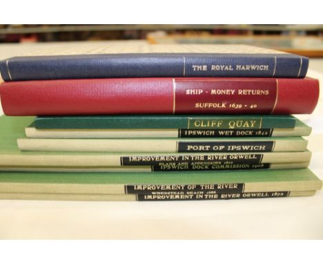 Ipswich Docks and Maritime related - including THE LAWS AND REGULATIONS OF THE IPSWICH WET DOCKS AND RIVER ORWELL, Printed by