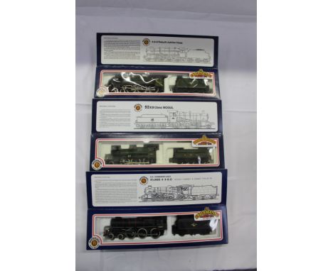 Railway Bachmann 00 gauge 93XX Class Mogul Locomotive 31-801, 4-6-0 Rebuilt Jubilee Cl;asss 'Phoenix' 31-251, BR Class 4, 4-6
