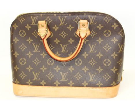 Louis Vuitton Monogram Canvas Handbag with leather handles and base. FL00811Condition report: Very good , near new.