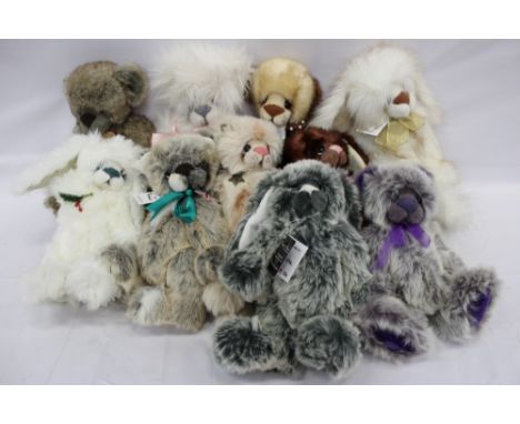 Selection of Kaycee bears including Mrs Kaycee, Elm, Button, Steel, Cinnamon, Rosemary, Tomkin, Holly, Icicle, Plum Pudding. 