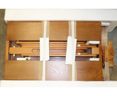 New Art Easel with collection of brushes