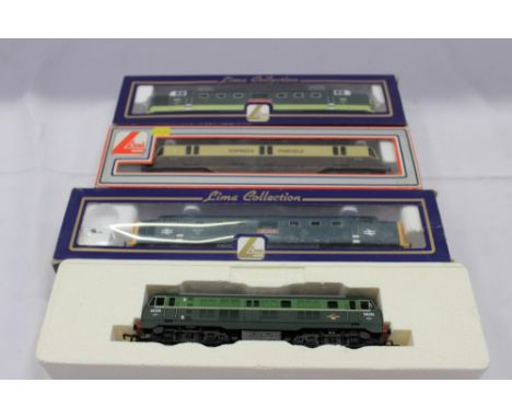 Railway Lima 00 gauge selection of boxed Diesel Locomotives L205143, L205191, L205222 plus Hornby R2122 (Qty: 4)