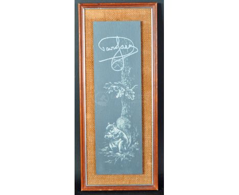 Only Fools &amp; Horses - 40th Anniversary Auction - an original vintage etched slate framed picture, identical to one seen i