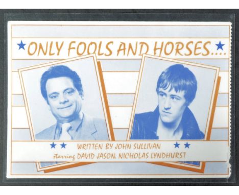 Only Fools &amp; Horses - 40th Anniversary Auction - a scarce original early series (believed to be Series 2) BBC issued reco