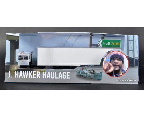 Only Fools &amp; Horses - 40th Anniversary Auction - To Hull And Back - autographed 00 gauge 1/76 scale DAF 2800 ' J. Hawker 