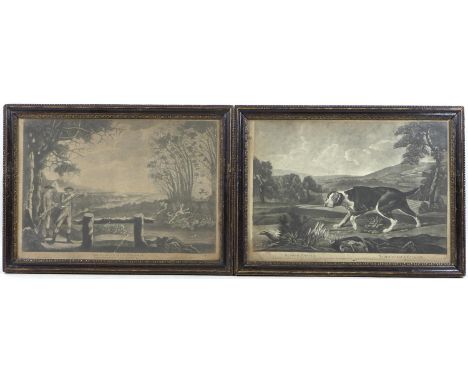After Thomas Burford, 'The Flushing of the Woodcock', plate 217, printed for Robert Sayer, together with 'Spanish Pointer' / 