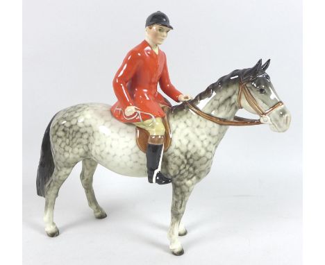 A rare Beswick model of a Huntsman, style two, standing, model 1501, designed by Arthur Gredington, issued 1958-1962, the fig