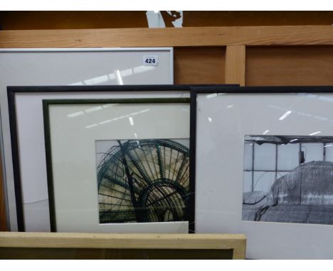 FOUR CONTEMPORARY PHOTOGRAPHS OF ARCHITECTURAL SUBJECTS.
