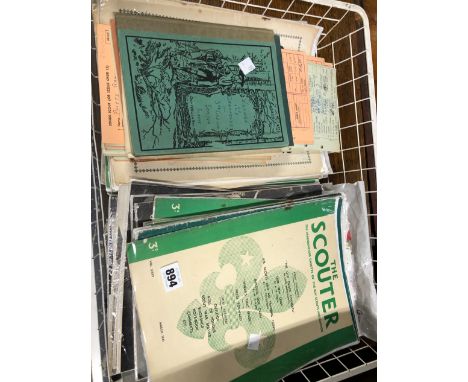 VINTAGE BOY SCOUT AND OTHER EPHEMERA.