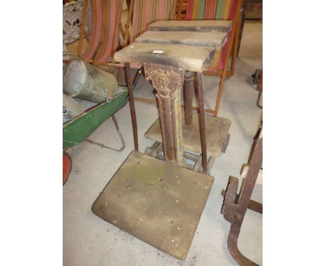 An old set of sack scales 