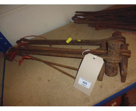 Four blacksmith's tools