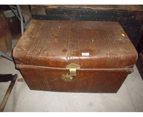 A metal trunk