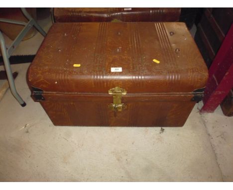 A metal trunk