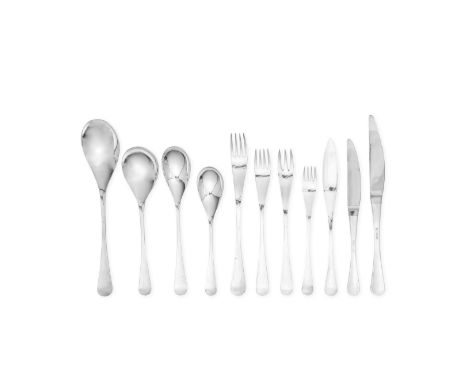 ROBERT WELCH: a silver Alveston pattern table service of flatware and cutlerymajority maker's mark for Robert Welch, Sheffiel