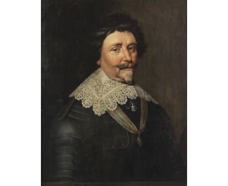 After Michiel Jansz Van Mierevelt, 19th CenturyPortrait of Frederick Hendrick, Prince of Orange-Nassau, bust length, in armou