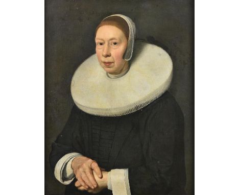 Circle of Ferdinand Bol Portrait of a ladyOil on canvas 71 x 58.5cm (27¾ x 23 in.)Condition Report: Canvas has been relined. 