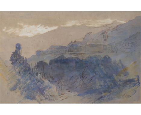 Edward Lear (British 1812-1888)La Piana, CorsicaInk and watercolourTitled and dated 11 May 1868 5am-6am lower left, numbered 