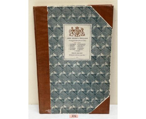 John Speed's England. A coloured facsimile of the first edition. Part Three. Edited by John Arlott, Phoenix House 1954. 11 ma