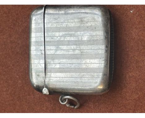 Silver vesta case 