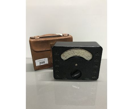 VINTAGE UNIVERSAL AVO MINOR METRE IN ORIGINAL CASE ROYAL SIGNALS