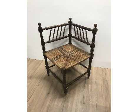 ANTIQUE BOBBIN BACK CHAIR