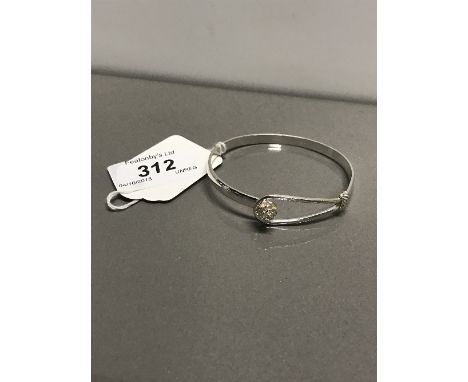 SILVER 925 BANGLE (13.3G)