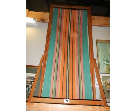 A vintage deck chair. COLLECT ONLY. 