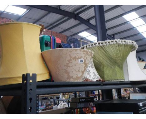 A quantity of lamp shades. COLLECT ONLY. 