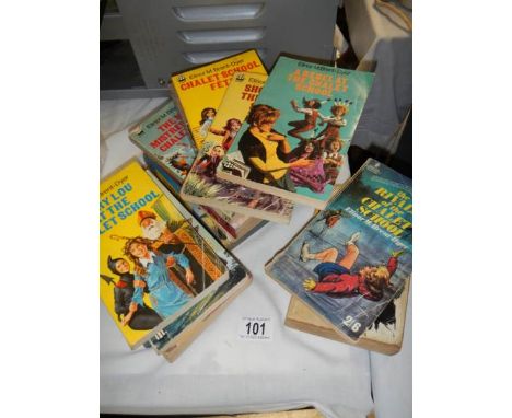 A quantity of 20th century paperbacks for children including Emily M Brent-Dyer. 