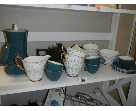 Two boxes of assorted ceramic tea ware. 