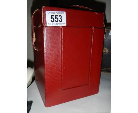 An old carriage clock case. 