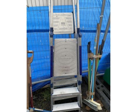A YoungMan step ladder and another step ladder 