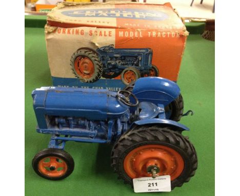 Chad Valley large scale Fordson Major tractor with original box.