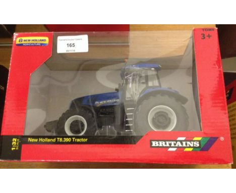 A boxed Britains 1:32 scale New Holland T8.390 tractor #42726.