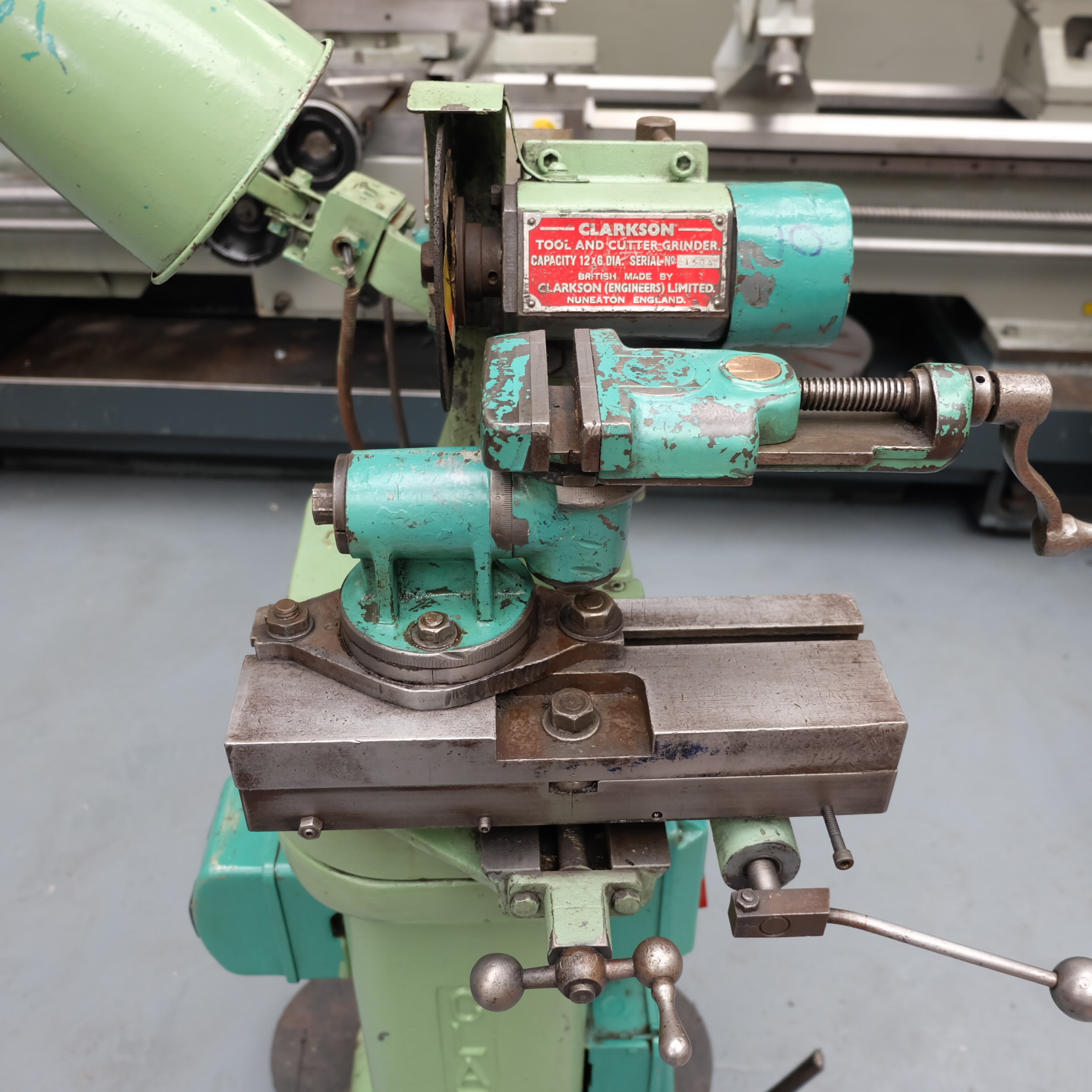 A Clarkson Mk1 Tool & Cutter Grinder, Capacity 12in x 6in Diameter with