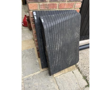 2 heavy duty door step ramps 