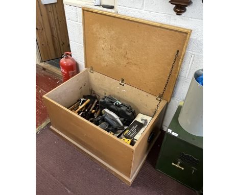 Large chest containing tools 