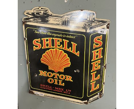 Shell Motor Oil enamel sign - Reproduction 