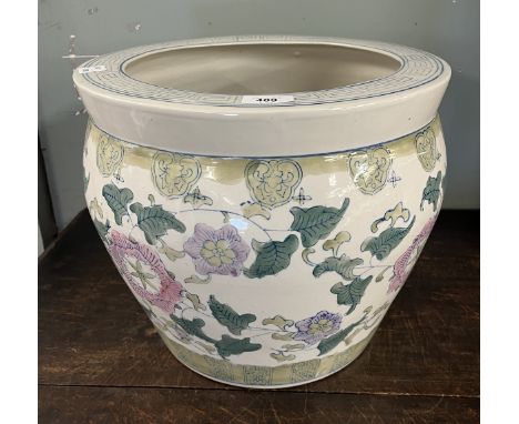 Large Oriental planter 