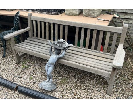 Teak garden bench 
