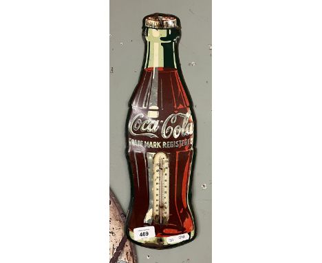 Original Coca-Cola metal thermometer 