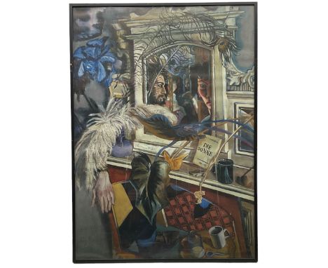Victoria Brill (British 1958-): The Overmantle Mirror, limited edition colour print signed dated '85 and numbered 24/100 in i