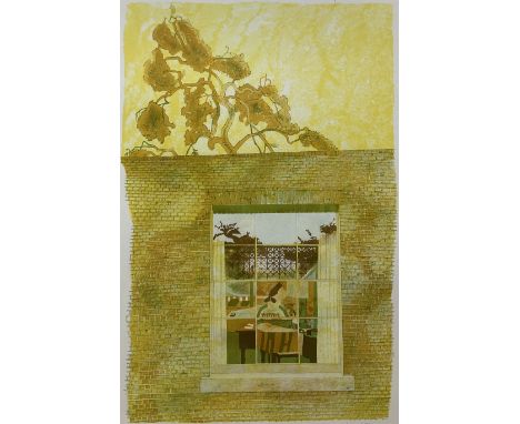 Leonard Rosoman RA (British 1913-2012): 'Looking Through a Window', colour lithograph signed and numbered 99/160 in pencil 58