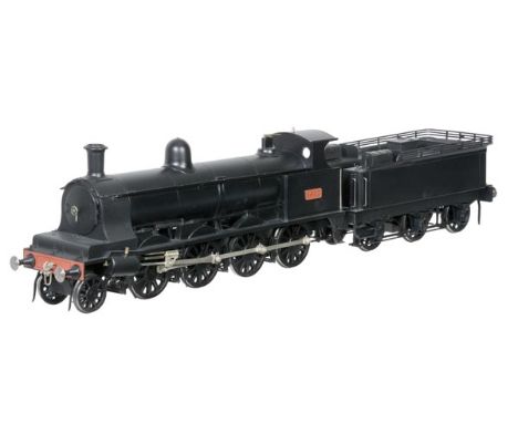 A fine Gauge 1 model of a London North Western Railway Class E 2-8-0 tender locomotive No.1017, scratch built by the late Geo